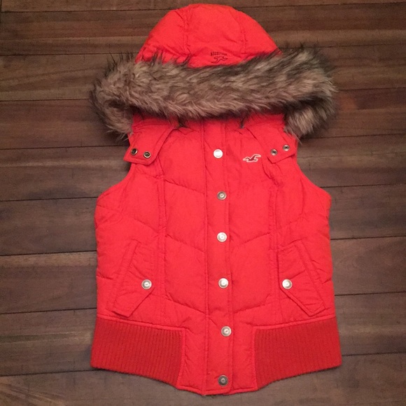 Hollister orange vest size large - Picture 1 of 3